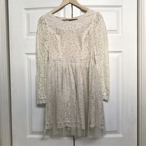 Minuet ivory mini dress